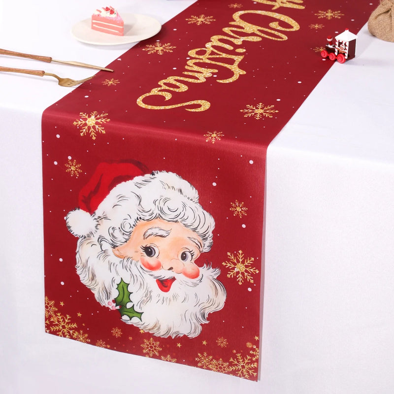 Caminho de Mesa Papai Noel - Decoração Natalina para Casa 2024 🎄